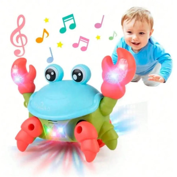 Brinquedo Caranguejo Fujão com Efeitos Musicais, Luz e Movimento