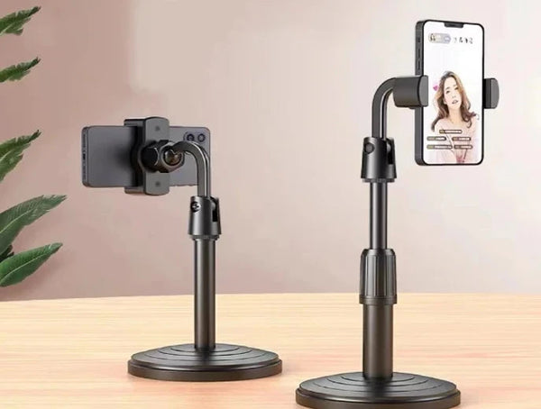 Suporte Para Celular De Mesa Com Altura Ajustavel Angulo 360º Universal