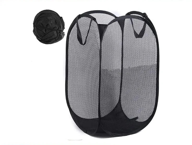 Cesto de Roupa Dobrável 30x50cm – Organizador Multiuso para Roupas e Brinquedos